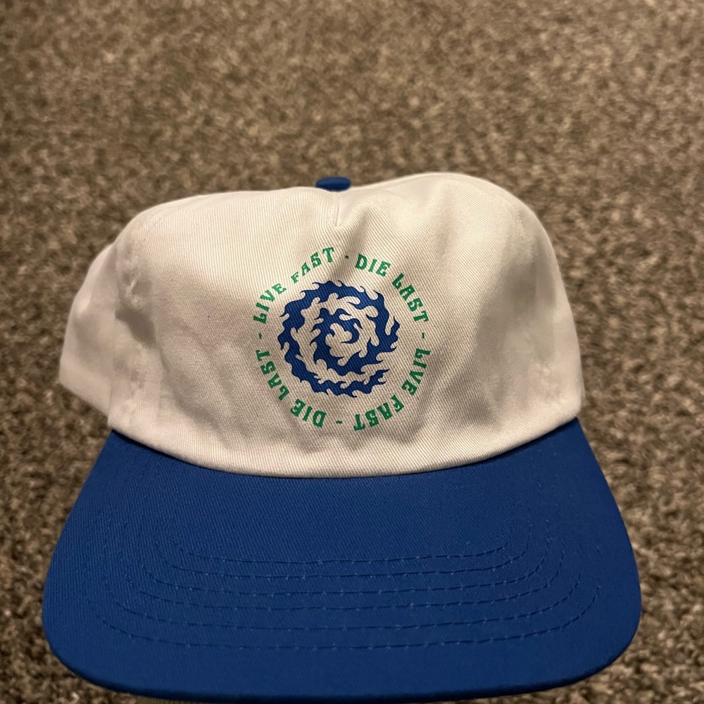 Arbor White and Blue Cap